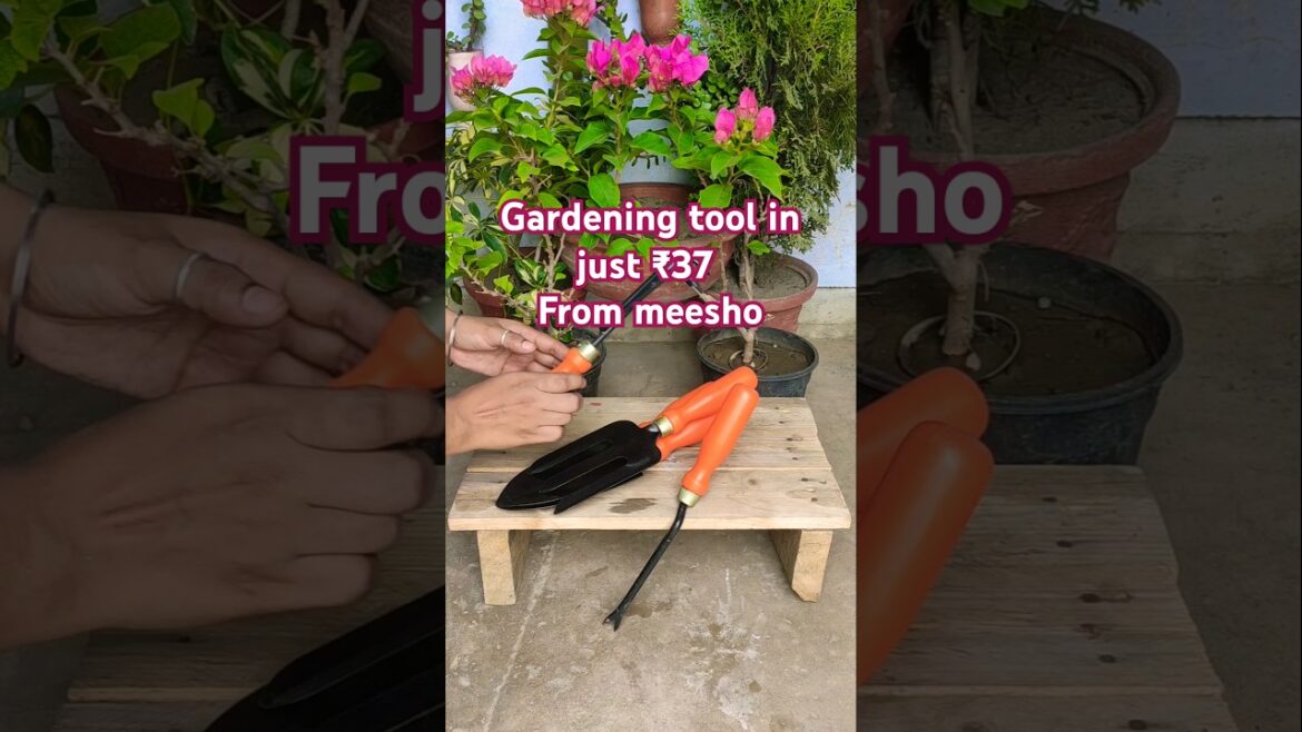 Ordered some gardening tools from meesho #youtubeshorts #shorts #meesho