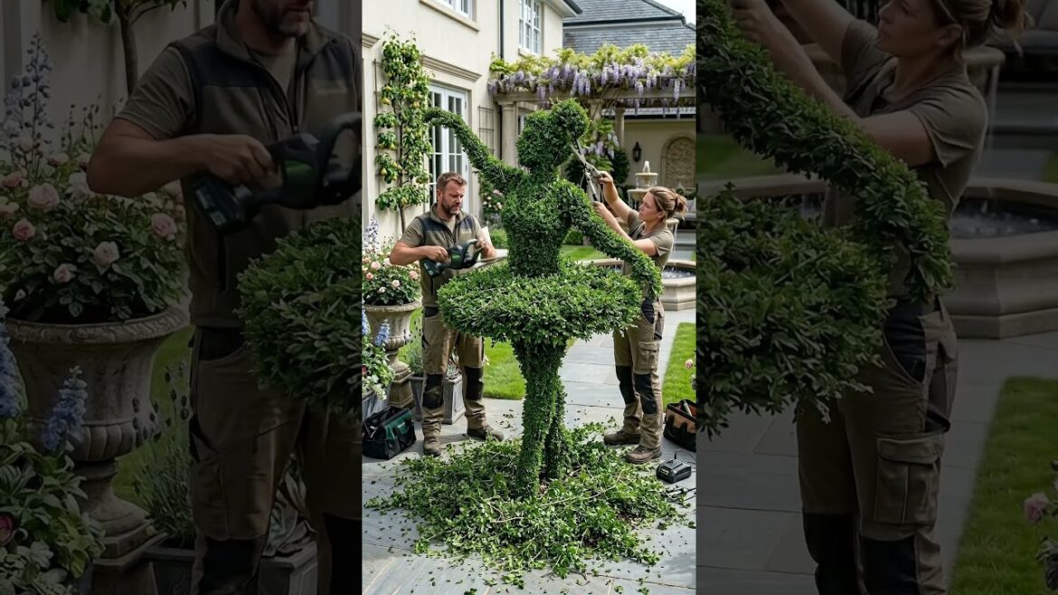 I Turned a Bush Into a Ballerina 🌿