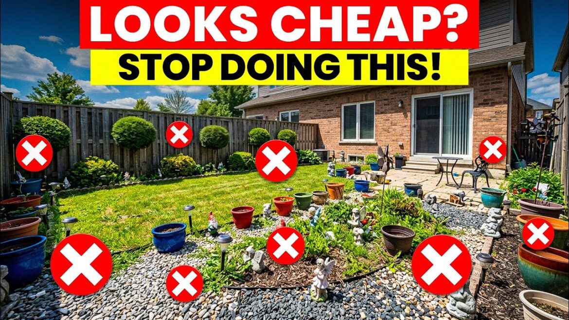 10 Small Garden Mistakes That Make Your Yard Look Cheap