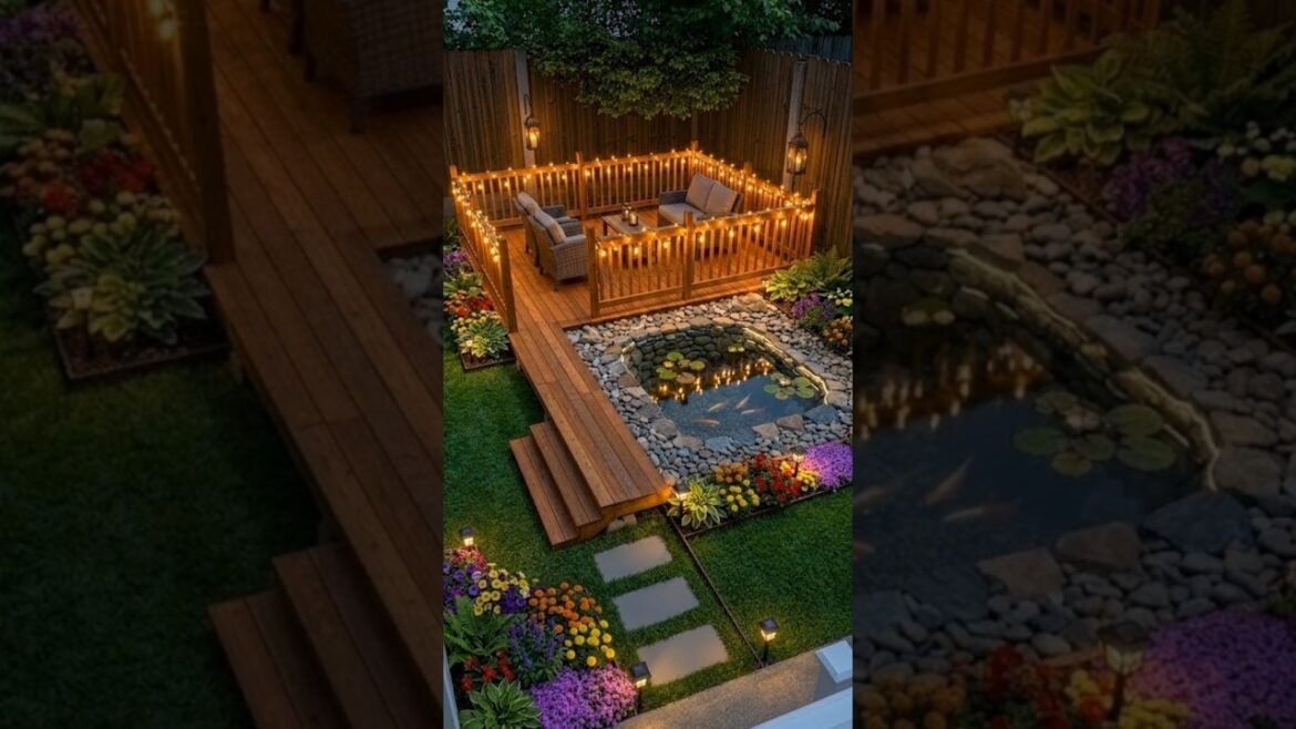 beautiful backyard renovation for midnight peace🕊️#interiordesign #home #renovation#beautiful #viral