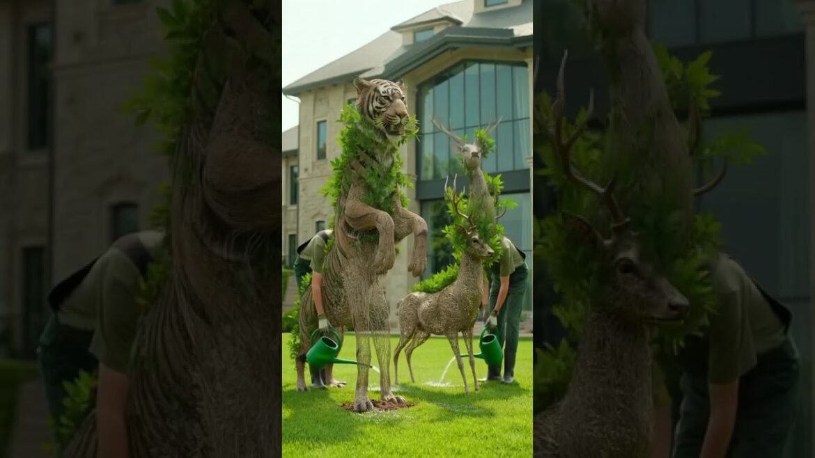 This Couple’s Topiary Garden Design Is INSANE 😲🌿 #garden #transformation #design This Couple's Topiary Garden Design Is INSANE 😲🌿 #garden #transformation #design