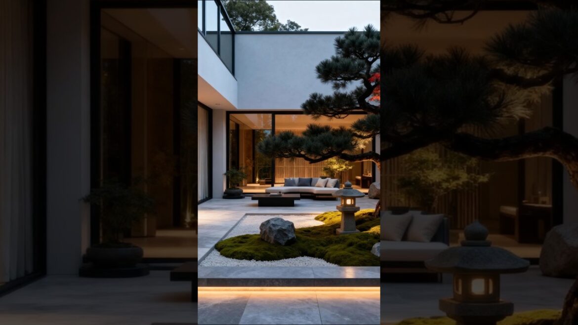 Zen Courtyard Retreat: Modern Japanese Garden Inspiration!