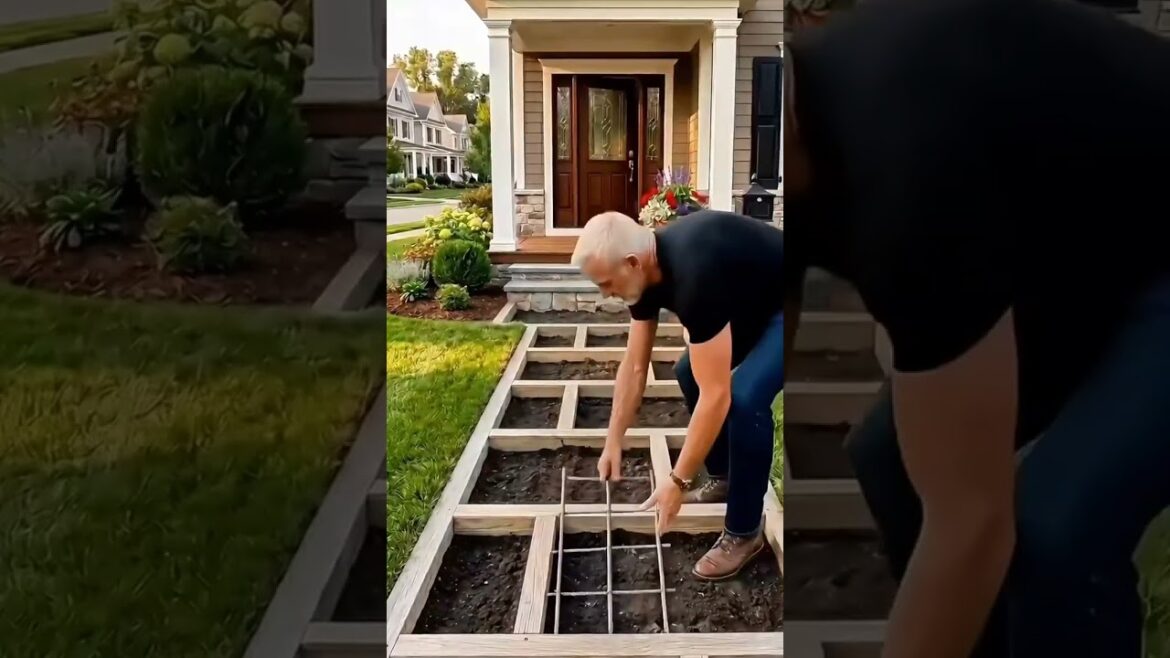 #transformyourhome #tinyhouse #landscape #construction #satisfying #backyard