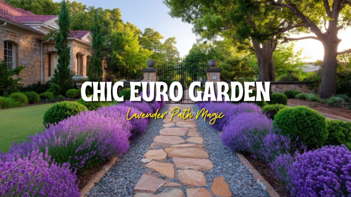 Chic European Countryside Garden Decor: Lavender Paths, Wrought-Iron & More Chic European Countryside Garden Decor: Lavender Paths, Wrought-Iron & More