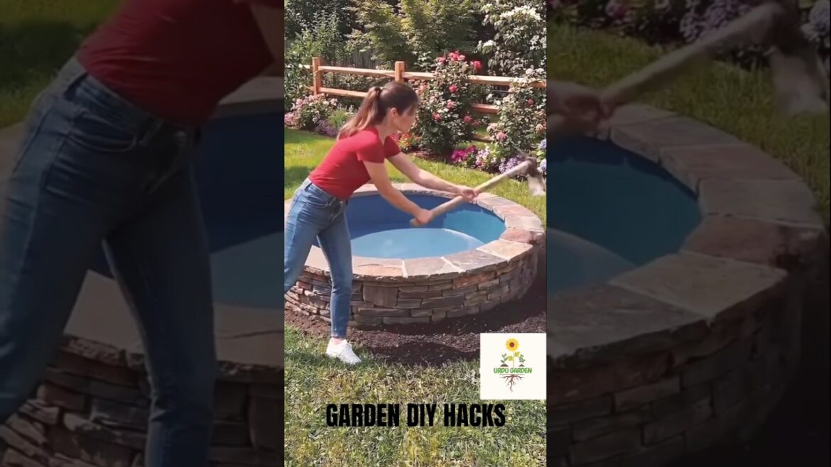 DIY Garden ideas & hacks #diy #garden #flowers #cementhacks
