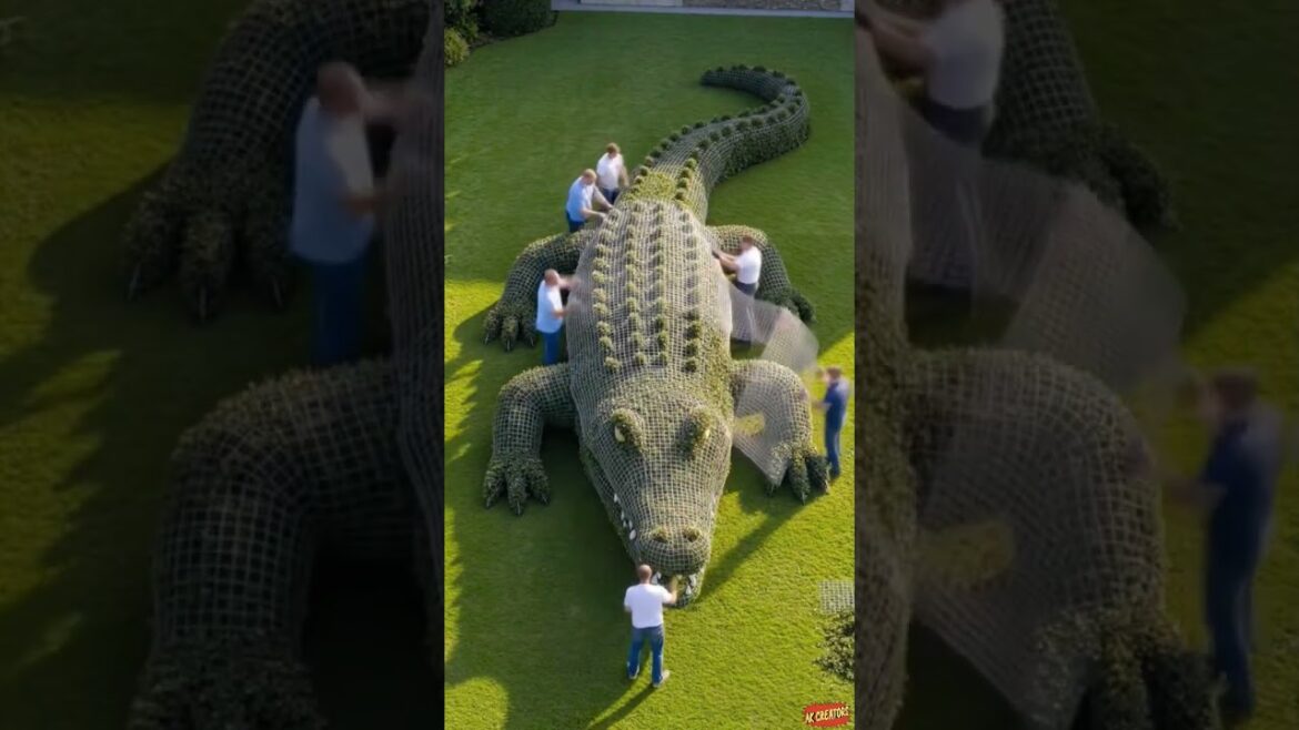 “High-End Garden Design Ideas 😍 #gardenart #hulk #creativegarden #vfx #landscapedesign #automobile