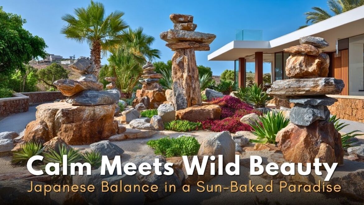 Sculpting Mediterranean Arid Zones Using Japanese Stone Balancing and Tropical Groundcovers Sculpting Mediterranean Arid Zones Using Japanese Stone Balancing and Tropical Groundcovers