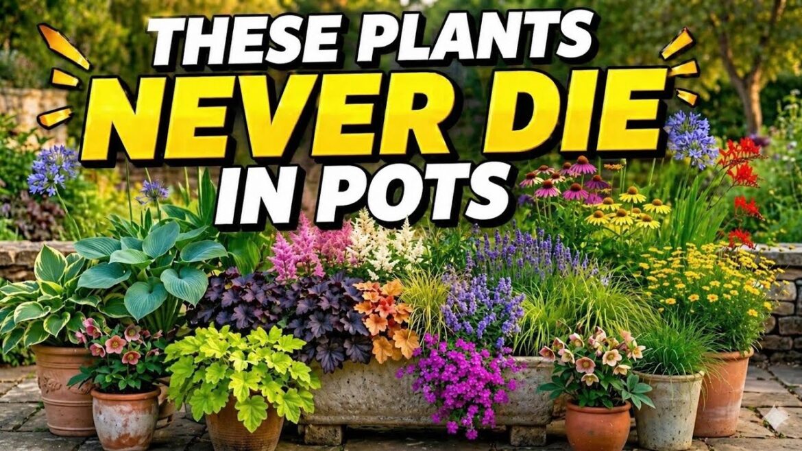 17 Lazy Perennials That Thrive in Pots (No Maintenance Container Garden) 17 Lazy Perennials That Thrive in Pots (No Maintenance Container Garden)