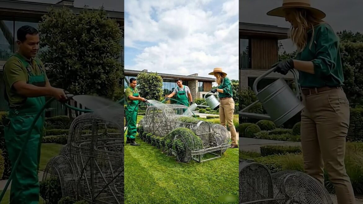 From Wireframe to Green Masterpiece πΏπ Car Topiary Transformation Magic | Satisfying DIY Garden Art From Wireframe to Green Masterpiece πΏπ Car Topiary Transformation Magic | Satisfying DIY Garden Art