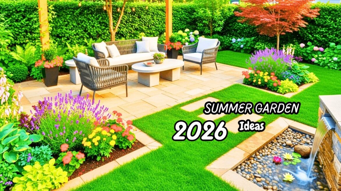 Best Summer Garden Ideas 2026 🌞| Good For the Tiny Spaces | No Time? Try This!🌿 #viral #garden