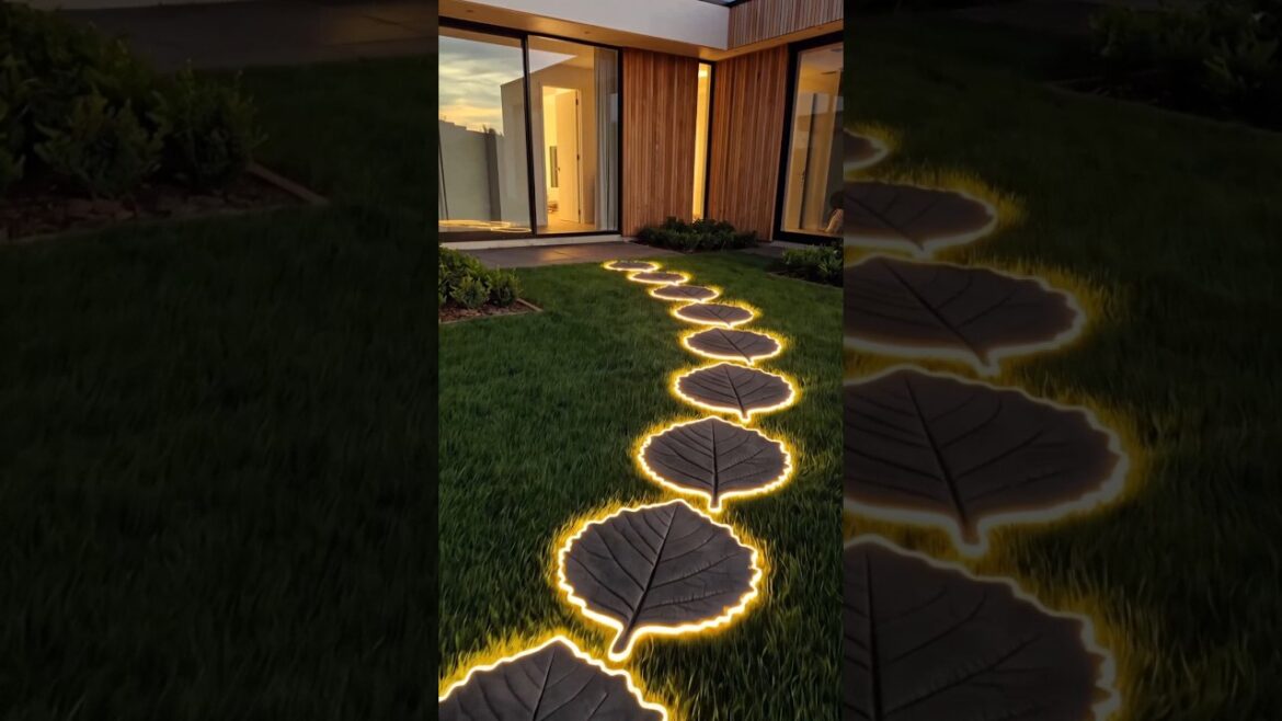 Luxury Garden Path Design Ideas 2026 | Beautiful LED Leaf Walkway Lights Luxury Garden Path Design Ideas 2026 | Beautiful LED Leaf Walkway Lights