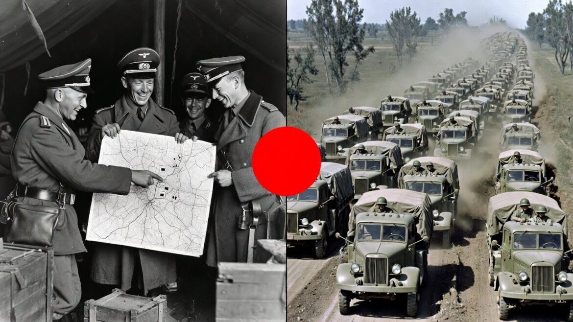 Germans Laughed at Patton’s Advance—Then 6,000 Trucks Ran 24/7 & Proved Them Wrong! Germans Laughed at Patton's Advance—Then 6,000 Trucks Ran 24/7 & Proved Them Wrong!