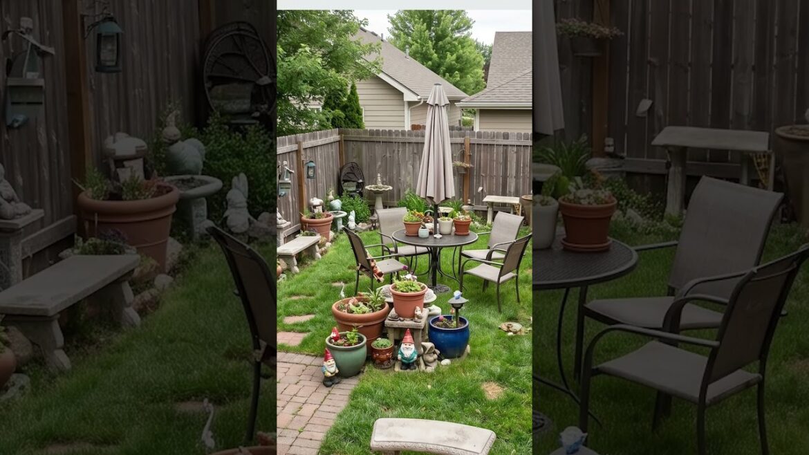 BIG MISTAKE for small backyards.  #garden #gardendesign #gardentips #landscapedesign #yardmistakes