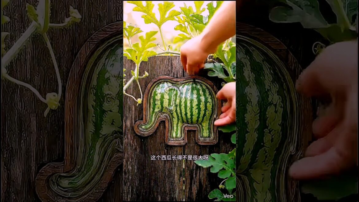 This is not a normal watermelon… 😱🍉 Somehow, it grew into a perfect star shape! ⭐✨ This is not a normal watermelon… 😱🍉 Somehow, it grew into a perfect star shape! ⭐✨