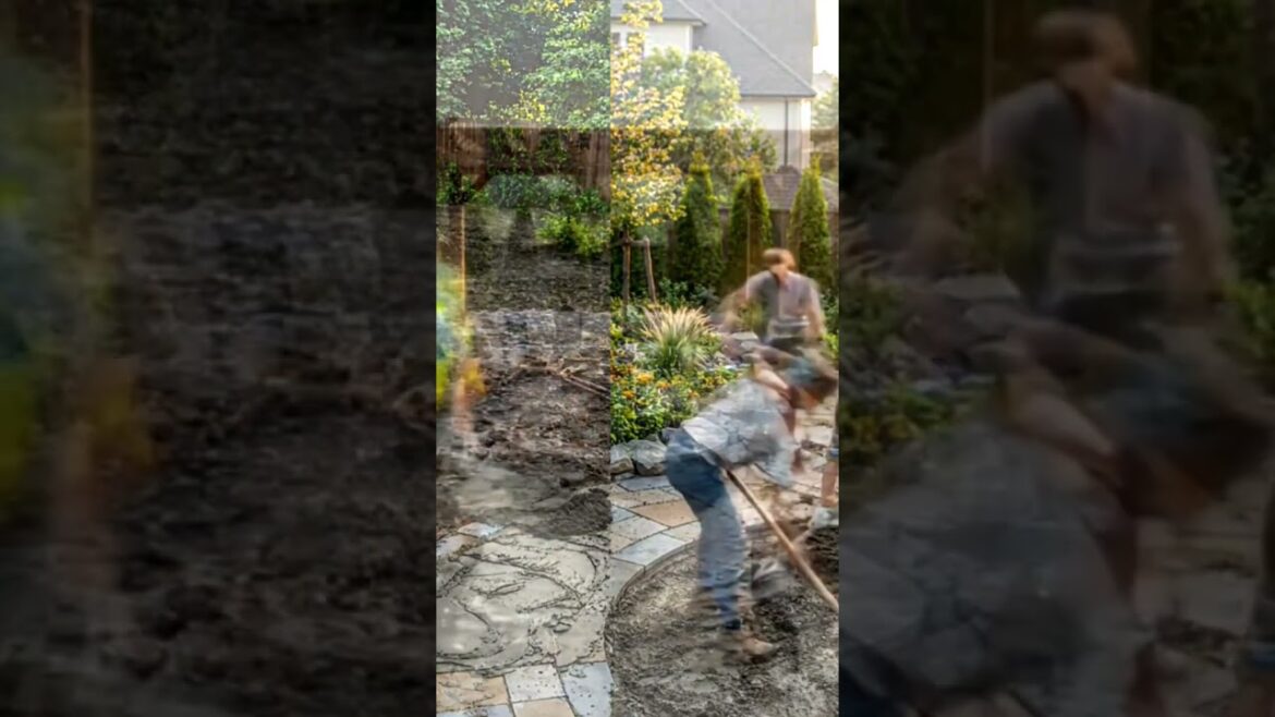 Backyard Transformation in Seconds! 🔥 From Empty Land #shorts #viral #beforeandafter #trendingshorts