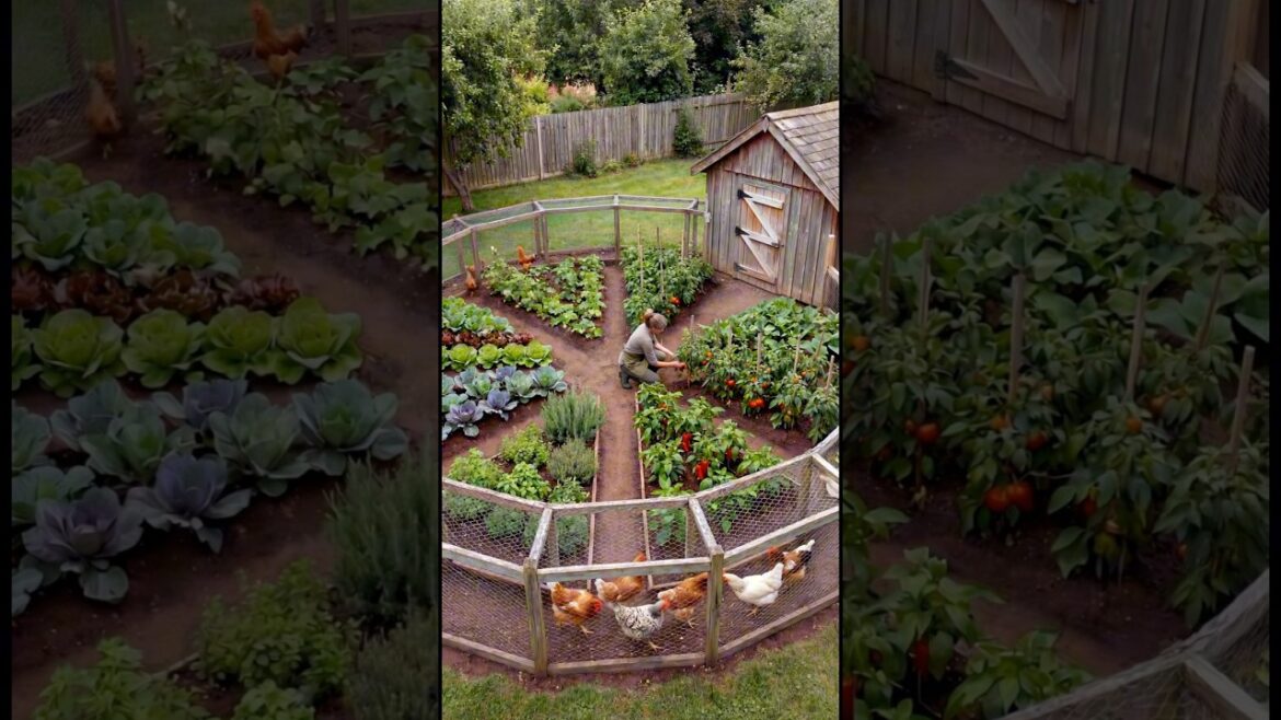 The Ultimate Backyard Garden + Chicken Setup 🌱🐔