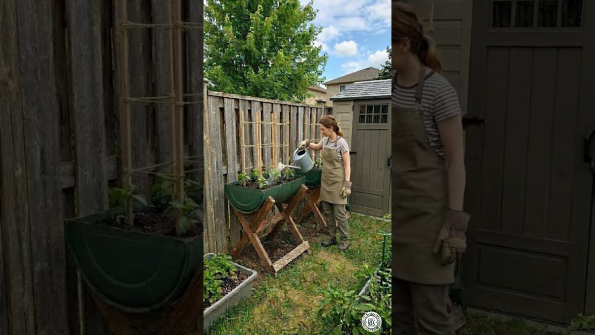 DIY Organic Bell Peppers & Cherry Tomatoes Planter Using Plastic Barrel #bellpeppers #tomatoes DIY Organic Bell Peppers & Cherry Tomatoes Planter Using Plastic Barrel #bellpeppers #tomatoes