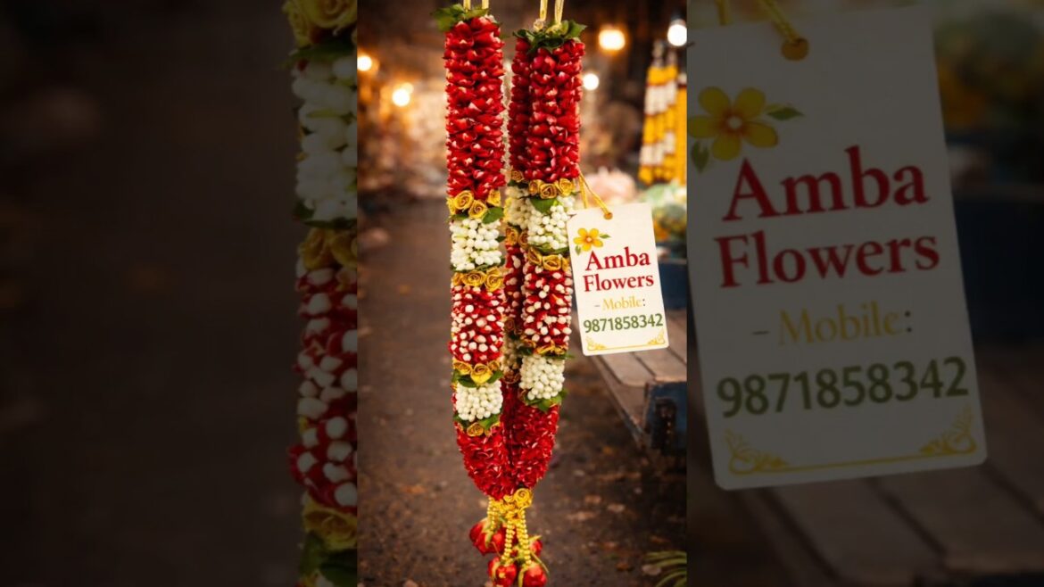 How to make flowers wedding garland || #shorts #trending #flowers #wedding
