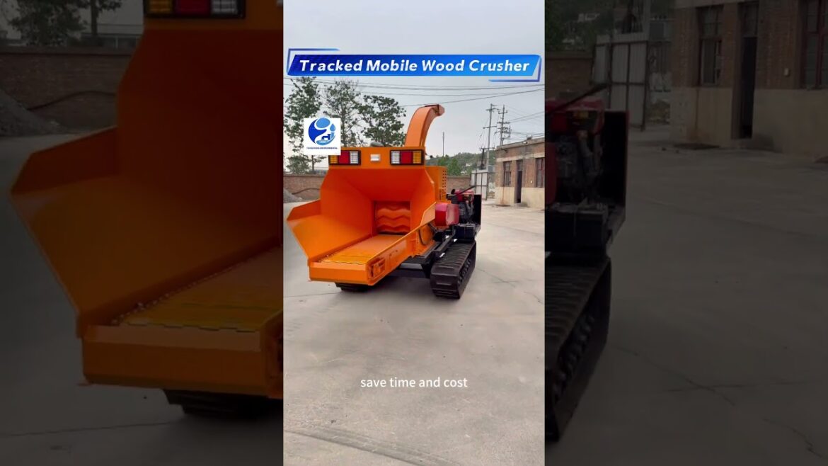 Wood Crusher Branch Shredder | Factory Supply for Taiwan Farm & Recycling