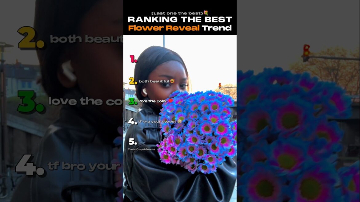 Ranking BEST FLOWER Trend   #shortsviral #usa #flower