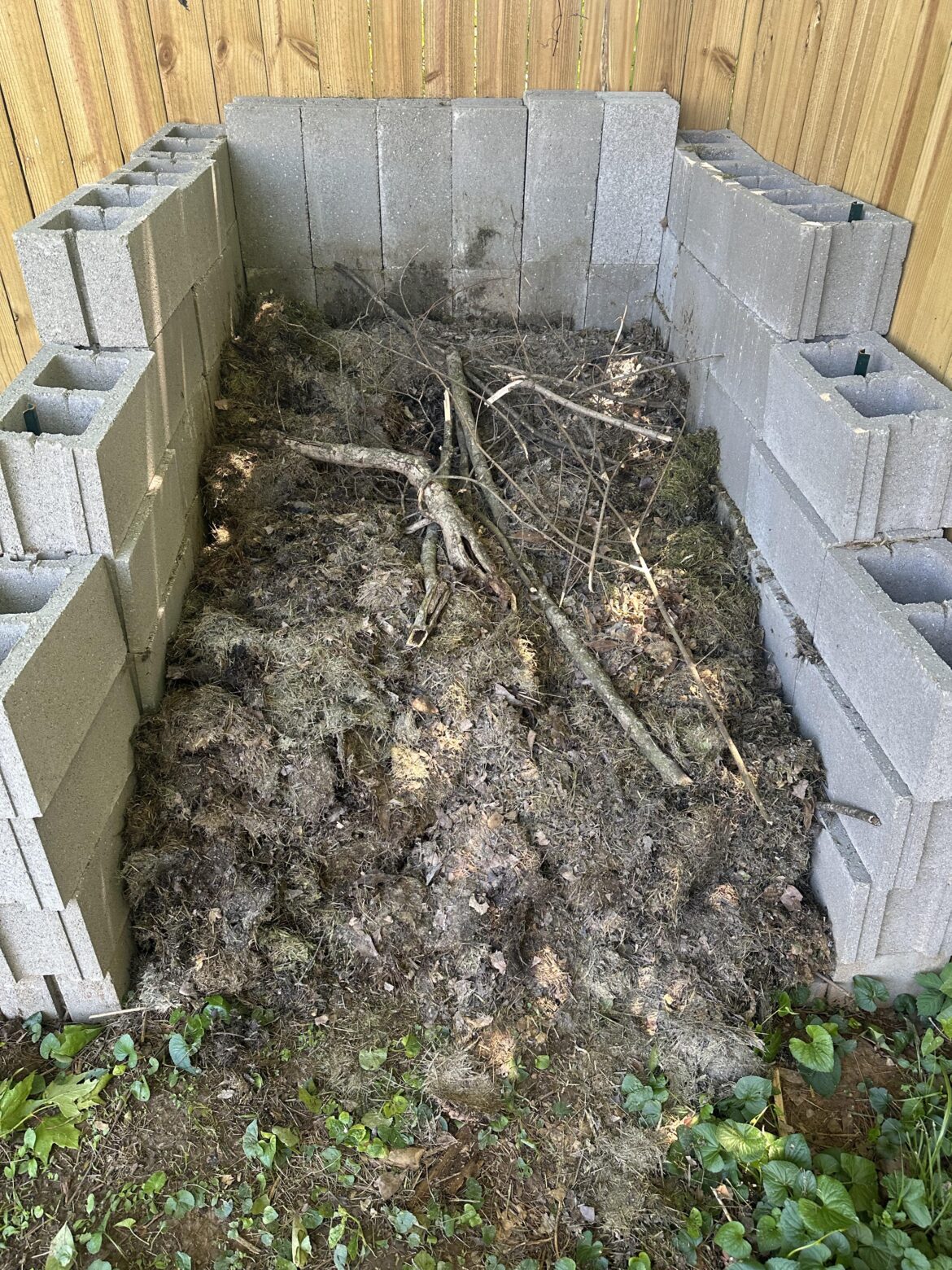 Not sure if this counts as a composting pile Not sure if this counts as a composting pile