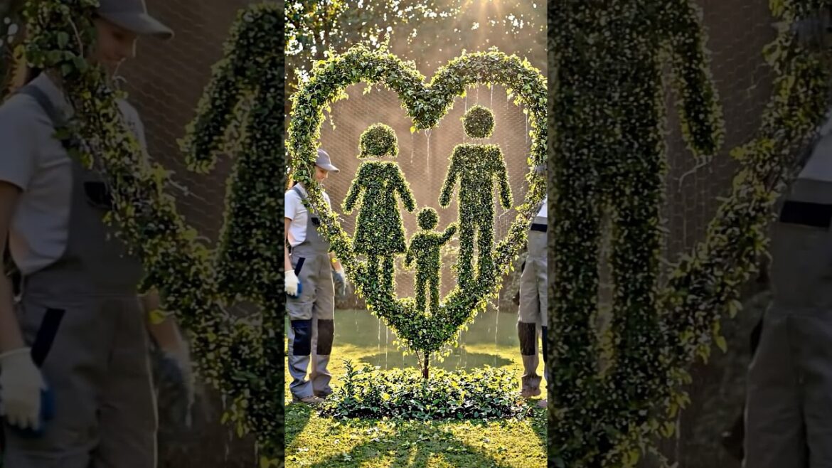 Amazing Nature Morph Art: Mother & Child Garden Design Amazing Nature Morph Art: Mother & Child Garden Design