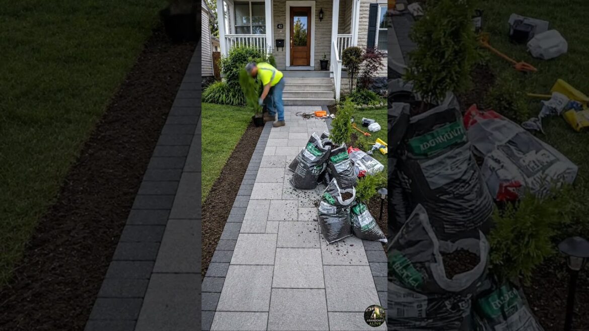 Watch This Front Entrance Transformation😮 #home #beforeandafter #abandoned #shorts #viral #walkway Watch This Front Entrance Transformation😮 #home #beforeandafter #abandoned #shorts #viral #walkway