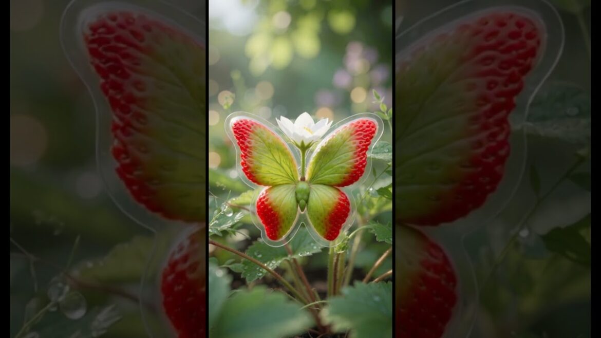 I tried to turne Strawberry into butterfly shaped japanese mold method #renovation #timelapse I tried to turne Strawberry into butterfly shaped japanese mold method #renovation #timelapse