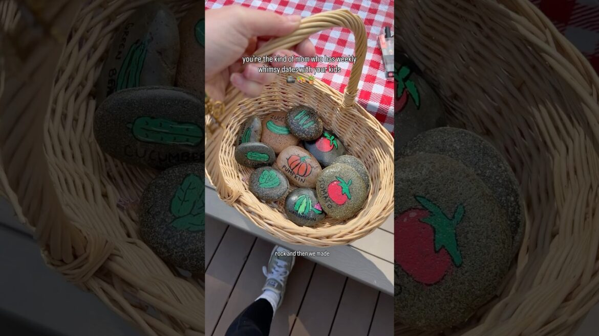 I love how these garden markers turned out! Such an easy craft #craftideas #garden