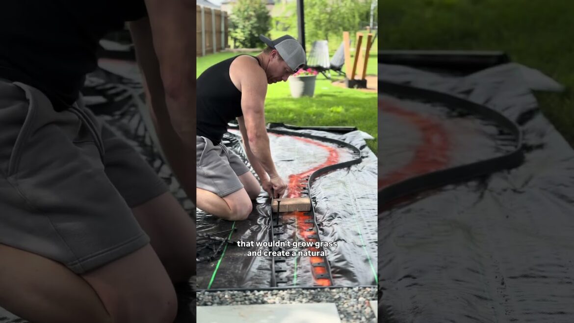 New episode! 🙌 will this work? #diy #dothingsyoudontwanttodo #backyard #landscape