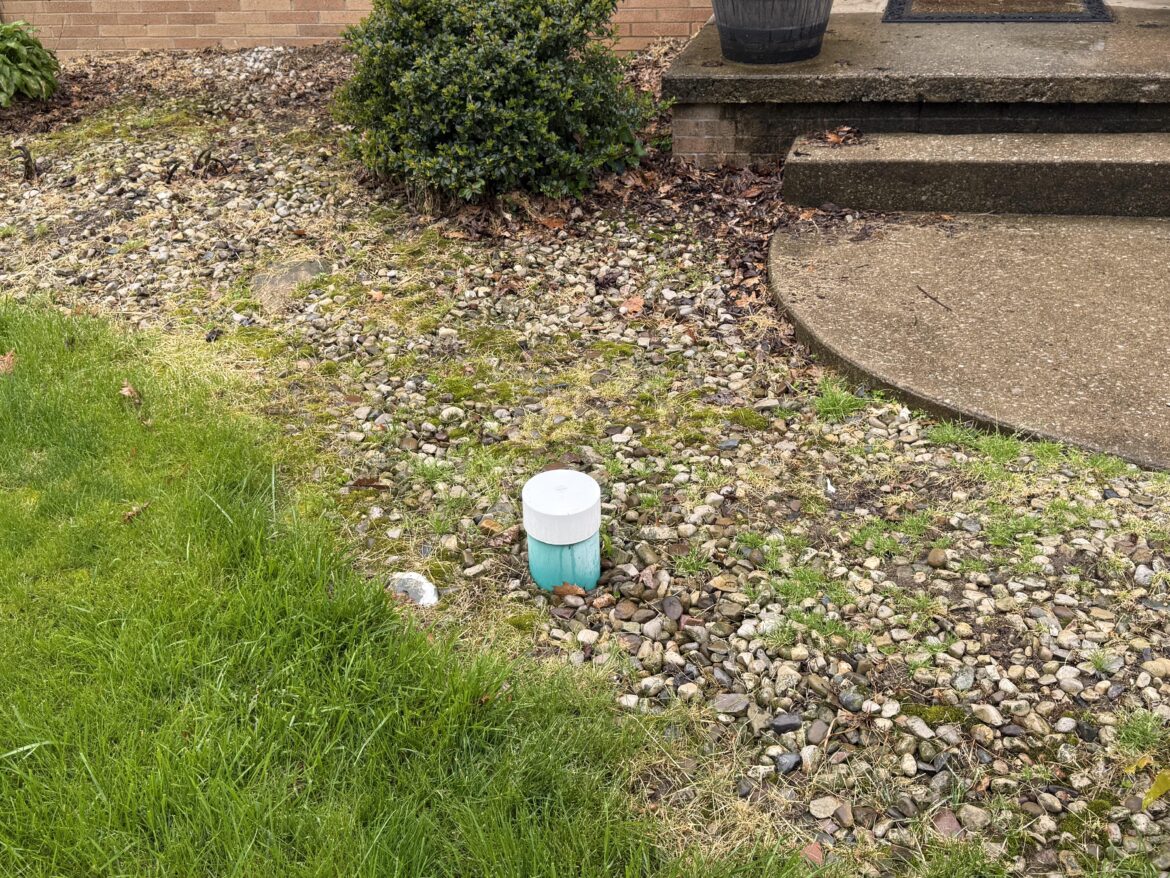 Client wants water pipe in flower bed cut down so it’s under ground? Client wants water pipe in flower bed cut down so it’s under ground?