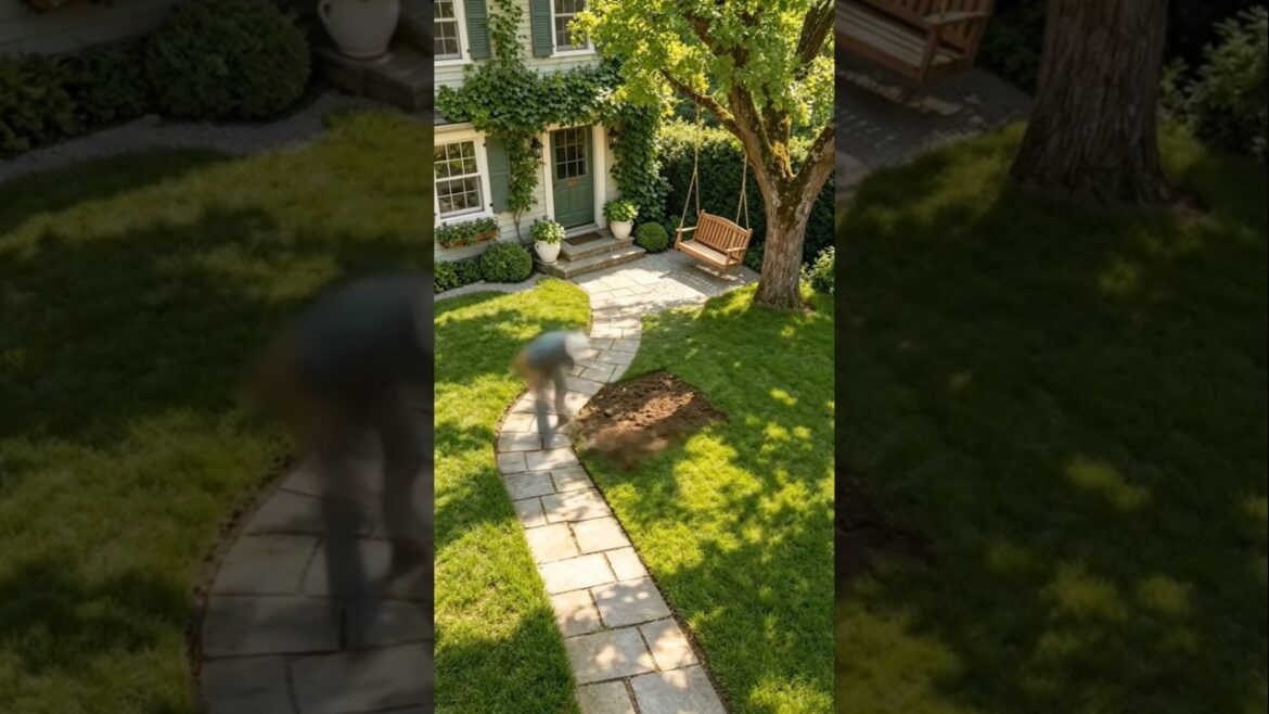 Front Yard Makeover: Bare Grass to Romantic Heart Garden ✨ Before & After