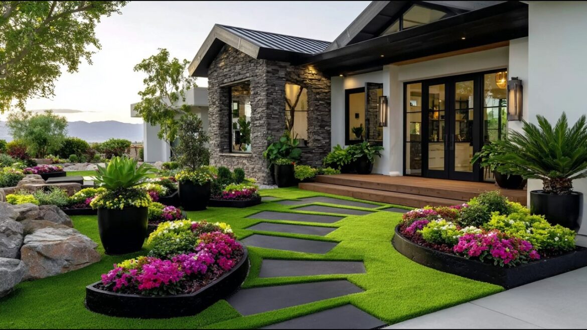 16 Mini Parterre Landscaping Ideas for Small Farmhouse’s Front Yard 16 Mini Parterre Landscaping Ideas for Small Farmhouse’s Front Yard