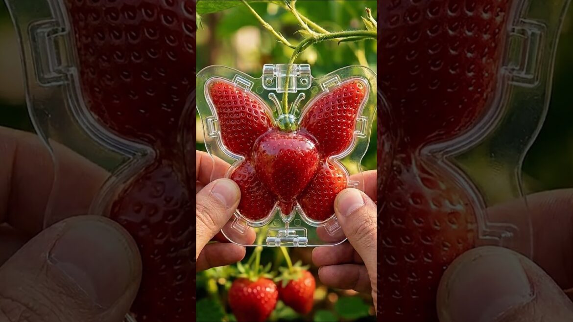 Strawberry Butterfly Craft ππ¦ | Beautiful DIY Garden Idea Strawberry Butterfly Craft ππ¦ | Beautiful DIY Garden Idea