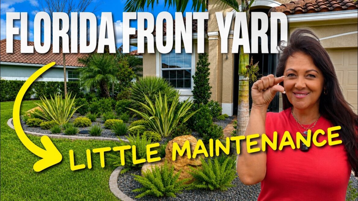 Tropical Front Yard Landscape That’s EASY to Maintain Tropical Front Yard Landscape That’s EASY to Maintain