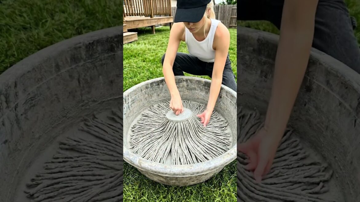 Easy DIY Garden Decor 🌻 Using Cement Easy DIY Garden Decor 🌻 Using Cement