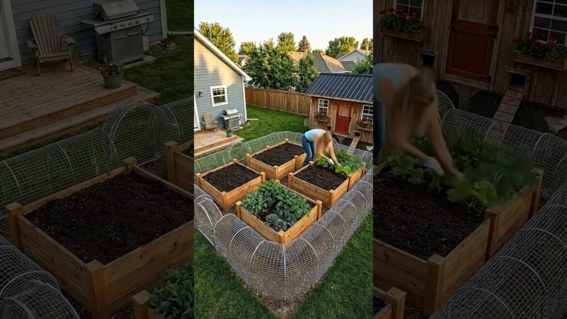 Our Backyard Garden and Chicken Tunnel Build
