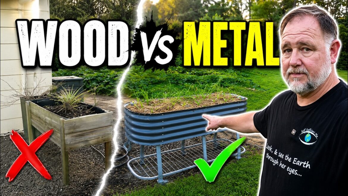 Should I Replace My Wooden Garden Beds with Metal Instead?