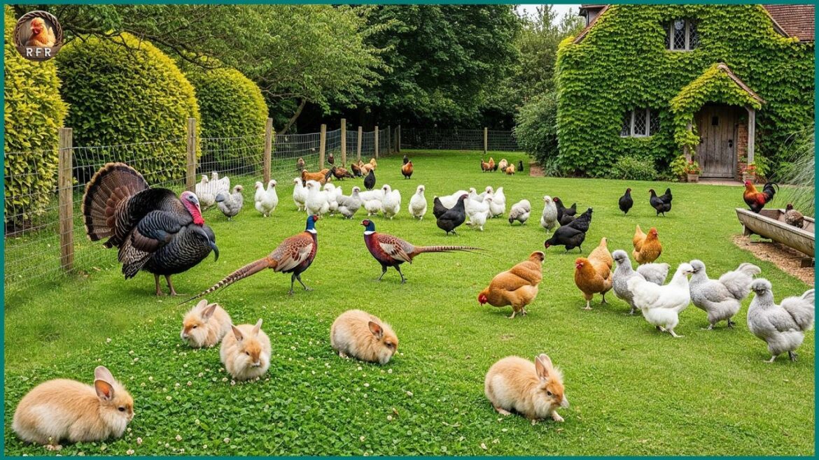 Hidden UK Farm Ambience — Quiet Old Garden Landscapes and Peaceful Animal Life Hidden UK Farm Ambience — Quiet Old Garden Landscapes and Peaceful Animal Life