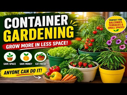 Grow Vegetables in Small Spaces | Container Gardening Guide Grow Vegetables in Small Spaces | Container Gardening Guide
