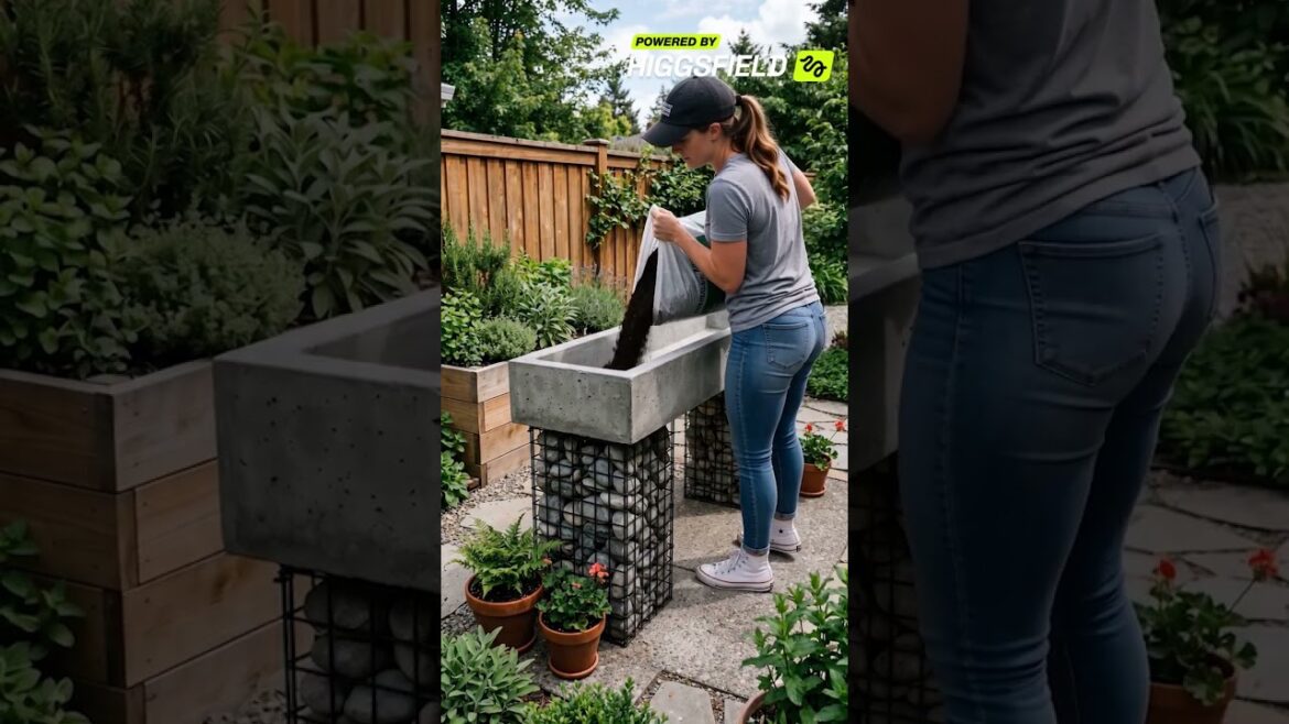 Backyard Trash Bin Storage — Planter Top Design for a Clean, Hidden Look🪴 Backyard Trash Bin Storage — Planter Top Design for a Clean, Hidden Look🪴
