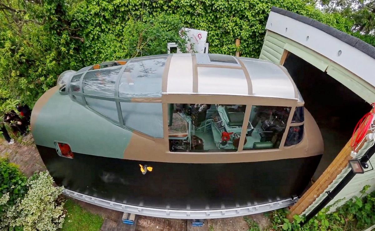 A photo of the 'cockpit'