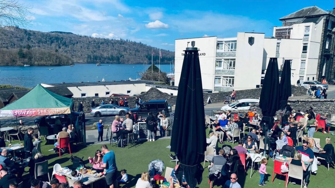 Beer garden with amazing lakeside views crowned North West’s best ahead of heatwave Liverpool Echo