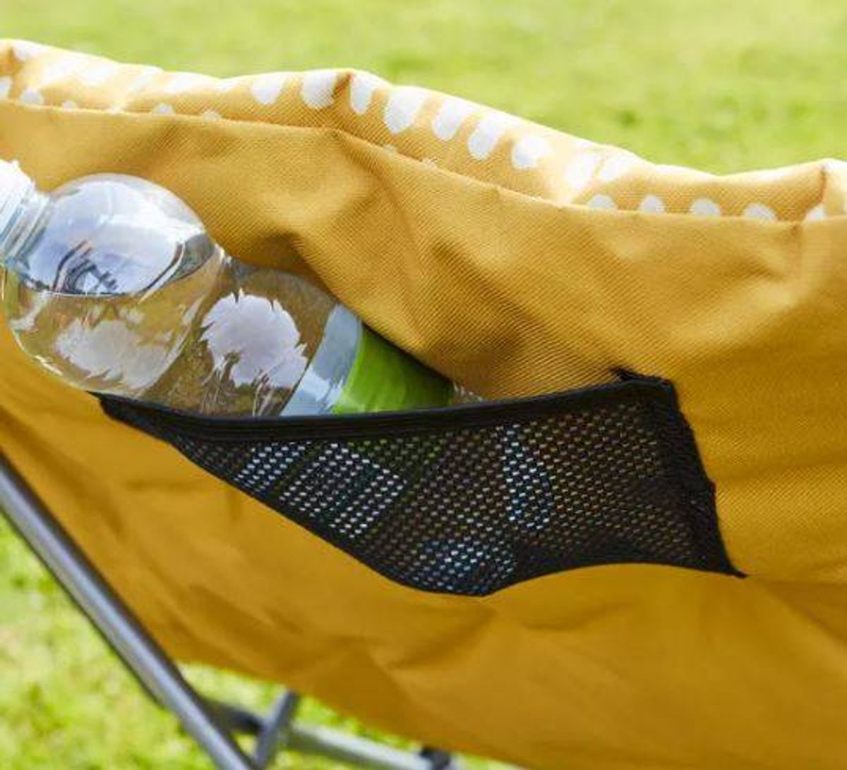 Dunelm's Padded Yellow Ochre Camping Chair