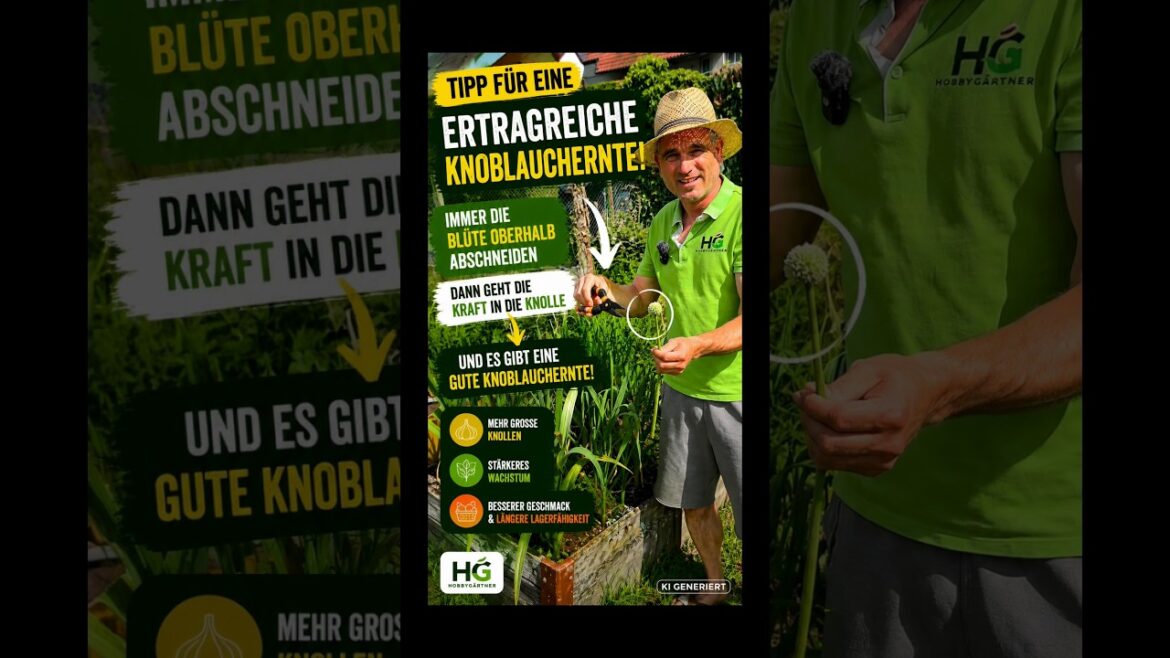 Tipp für eine ertragreiche Knoblauchernte! #info #tipps #gardening #garden #garten #knoblauch Tipp für eine ertragreiche Knoblauchernte! #info #tipps #gardening #garden #garten #knoblauch
