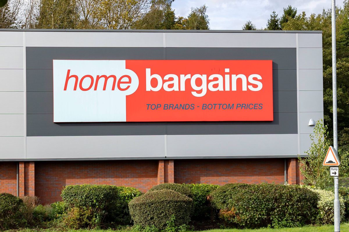 Hanley-Stoke-on-Trent, Staffordshire-United Kingdom October, 02 , 2023  Front of a Home Bargains discount shop