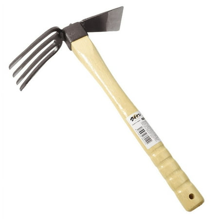 Kuisun Japanese Dual Sided Garden Cultivator &ndash; Handcrafted Garden Hoe &amp; Tiller, Sturdy &amp; Handy