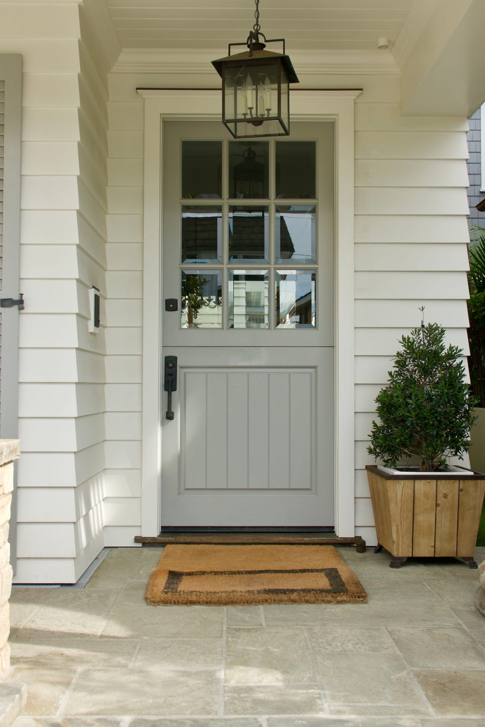 Modern farmhouse style front porch and Dutch door Modern farmhouse style front porch and Dutch door