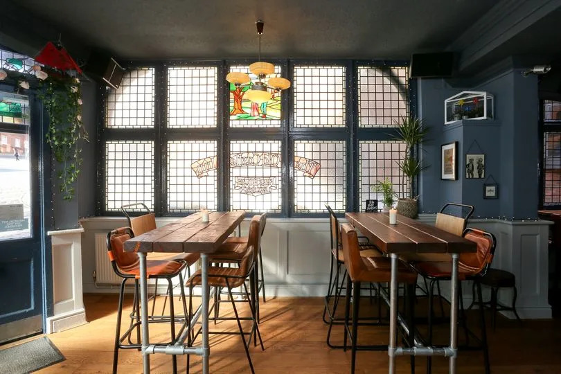 The pub, located in an iconic Grade-II listed building, looks just as good inside