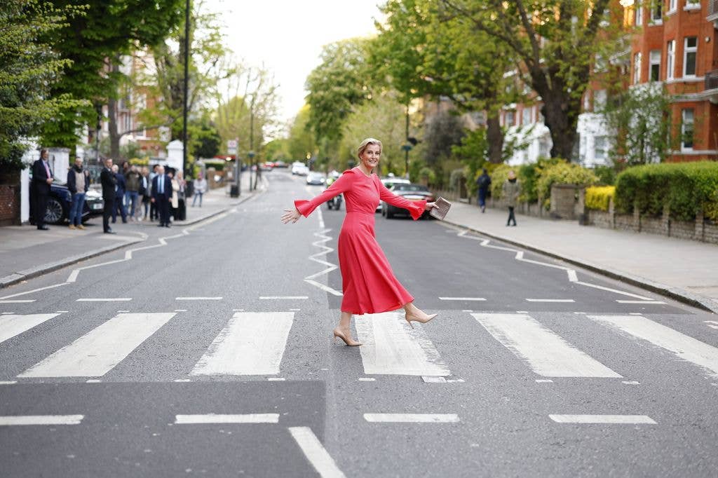 Sophie, Duchess of Edinburgh attends the Orbis Visionaries Reception at Abbey Road Studios.